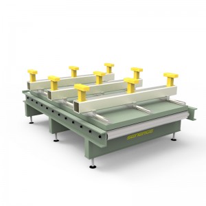 Power transformer moveable automatic trolley core tilting platform