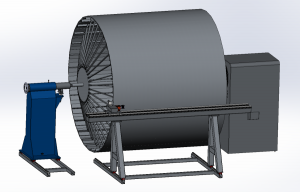 Paperboard Drum Evenly Dividing and Marking Machine For Transformer insulation processing